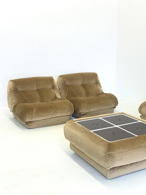 Nuvolone Modular Set With Coffee Table By Rino Maturi For Mimo Padova