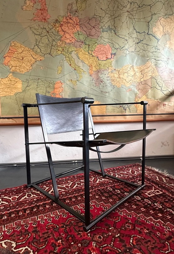 Sillón Pastoe Radboud van Beeckum – Sillones, Leather, Metal (photo 4 of 6)