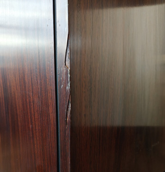 Image 1 of buffet vintage en palissandre avec tourne-disque intégré