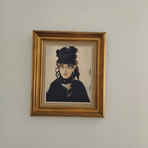 Portrait painting of Berthe Morisot