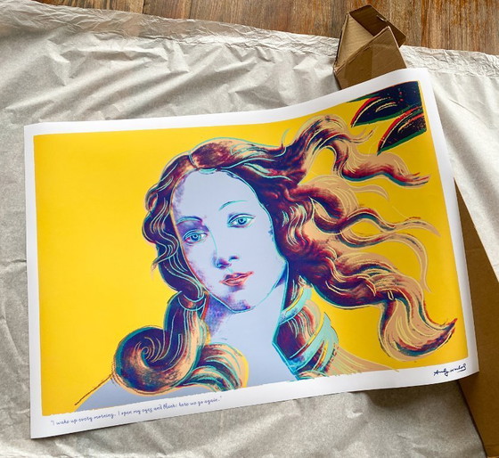 Image 1 of Sandro Botticelli - Nascita di Venere - Interpretazione di Andy Warhol - Poster 50 × 70 cm