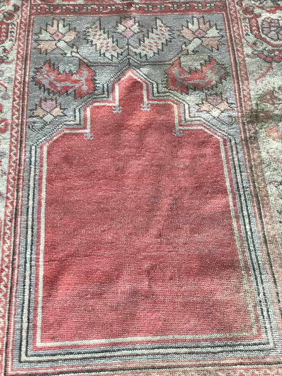 Tapis Kilim de prière turc vintage, années 1930 (photo 5 of 10)
