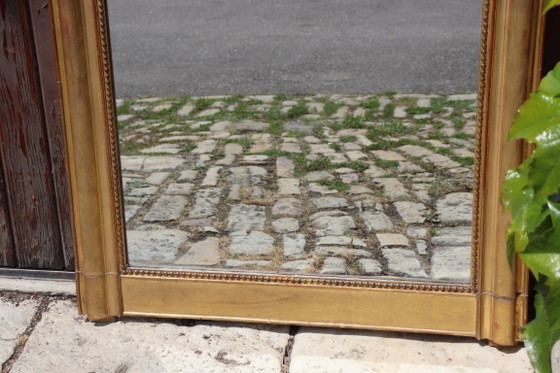 Image 1 of Louis Philippe era mirror, gilded