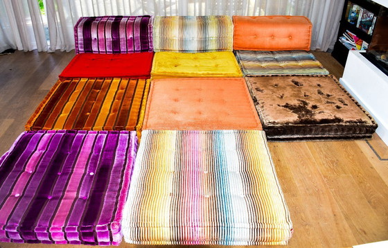 Image 1 of Sofá Roche Bobois Mah Jong composición de alta costura de 11 piezas