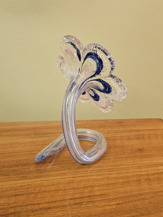 Image 1 of Flor decorativa de cristal de Murano, Italia.