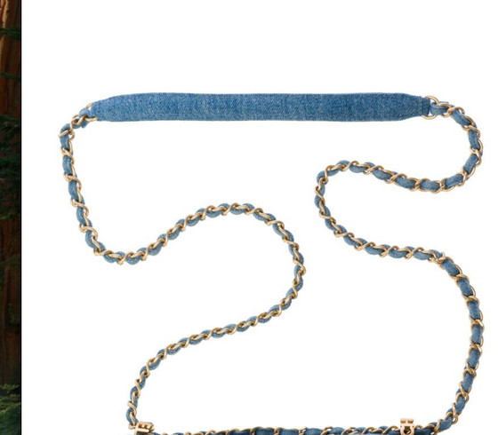 Image 1 of Borsa CHANEL Timeless/Classique in Denim Blu - 103192
