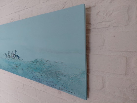 "ZWISCHEN WASSER UND LUFT" – Gallery Suncorner, Gemälde & Zeichnungen, Wood (photo 3 of 6)