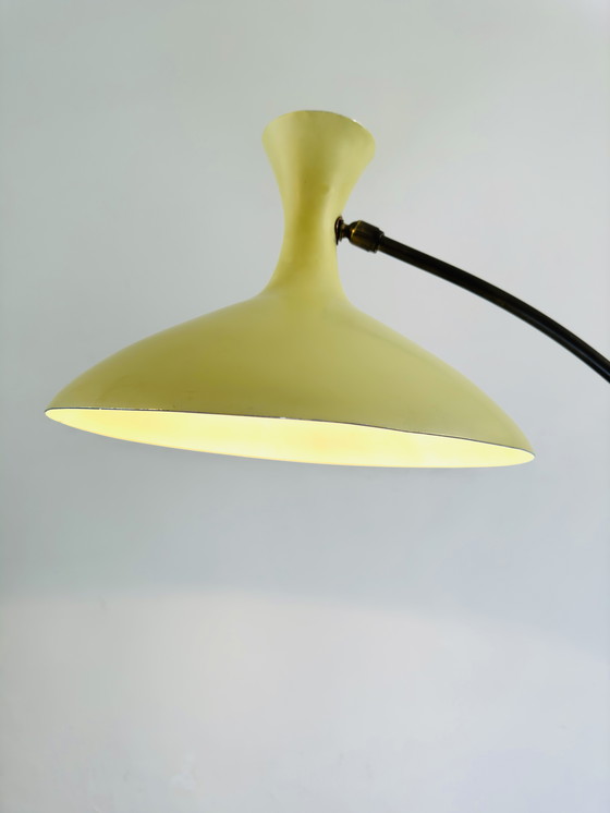 Image 1 of ZELDZAME VLOERLAMP DOOR LOUIS KALFF VOOR PHILIPS, NEDERLAND, jaren 1950
