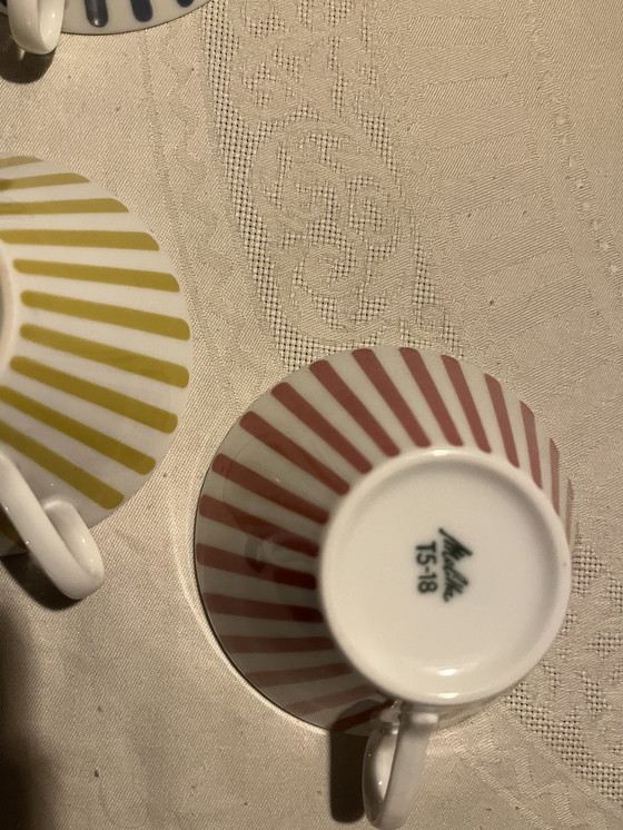 Image 1 of 5 tazze e piattini da circo Melita