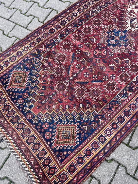 Image 1 of 100% wollen vloerkleed uit de jaren 1940