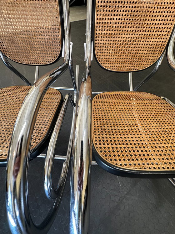 Mecedoras al estilo de Marcel Breuer (2 unidades) – Rattan (photo 7 of 13)