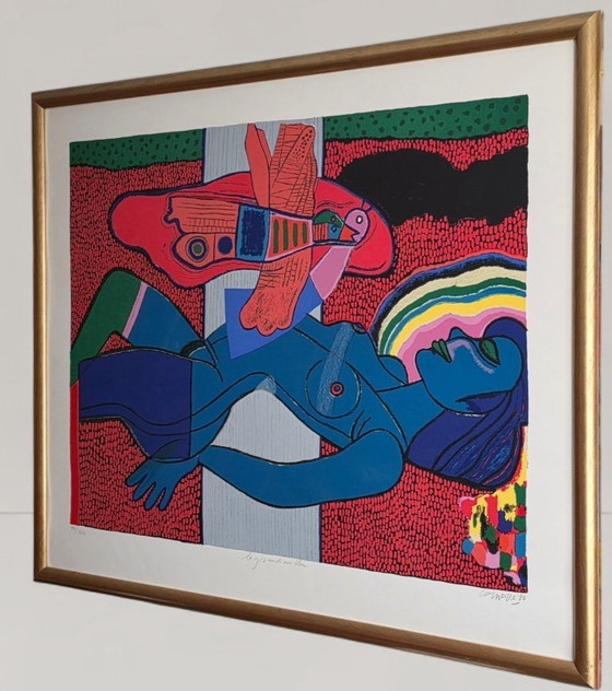 Image 1 of Corneille - The Great Blue - 99/130 - 1986 - Signed