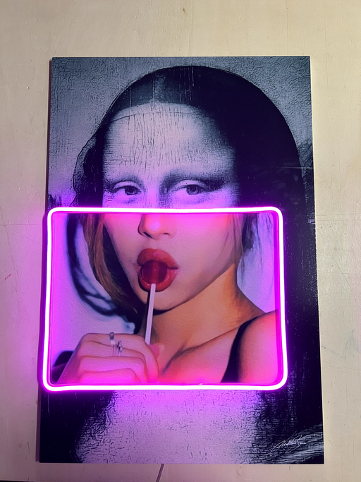 Lámpara LED de pared LedMansion Monna Lolllipop Pink PopArt