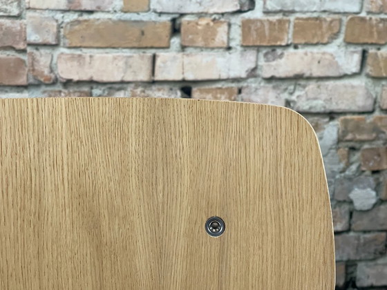 HAY Result Zwart/Eiken - MEER OP VOORRAAD – Eetkamerstoelen, Metal, Wood, Vintage (photo 9 of 13)