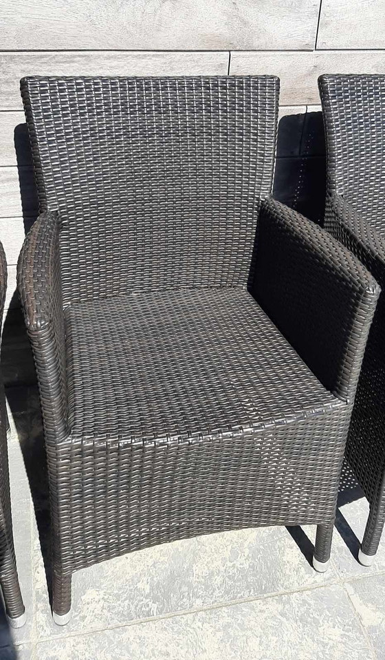 Image 1 of 6 sedie da pranzo Varaschin con cuscini