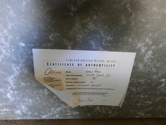 2 Quadri di Hans Paus – Litografie e stampe, Glass, Paper (photo 11 of 15)