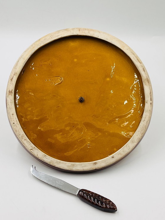 Image 1 of Plateau à Fromages avec couteau Vallauris