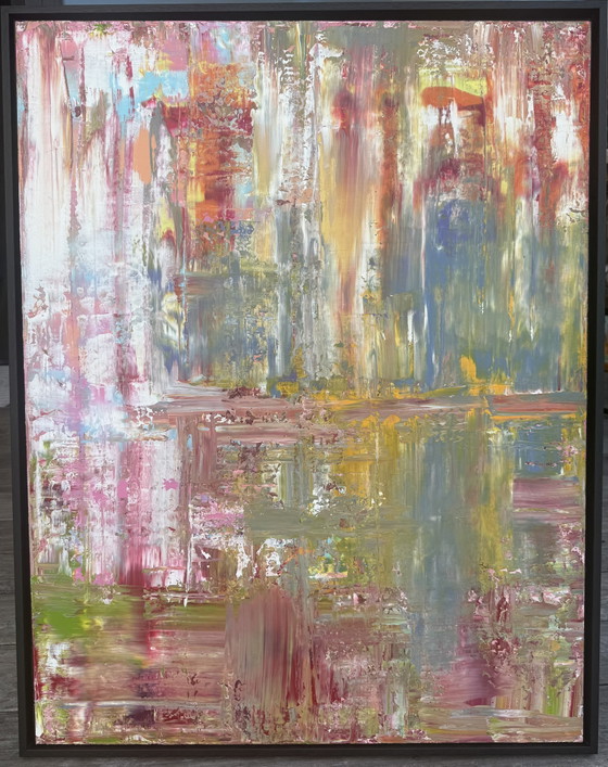 Image 1 of Peinture/Œuvre d'art 90x70 cm avec cadre flottant