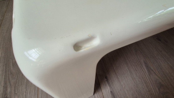 Image 1 of Vintage witte bijzettafel van C&B/B&B Italia, model 4 Gatti, Nr. 1