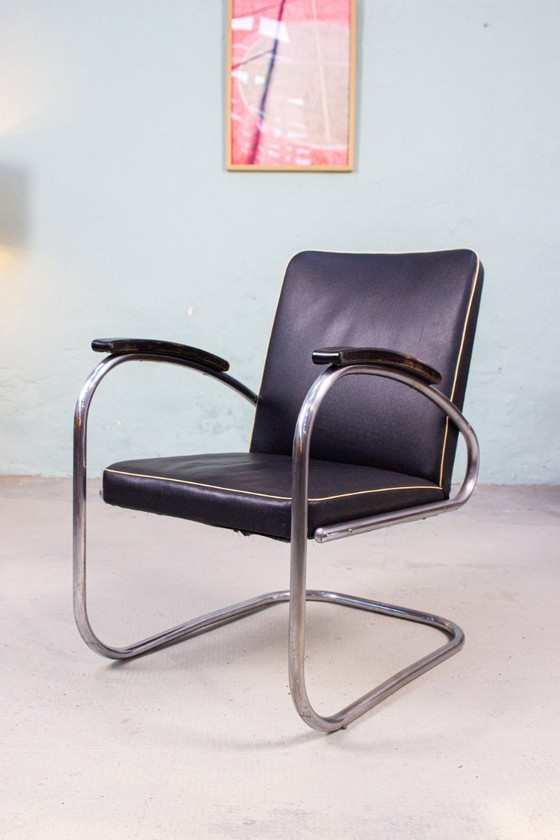 Image 1 of 1 sur 2 Fauteuil Mauser RS7 vintage, fauteuil relax, style milieu du siècle