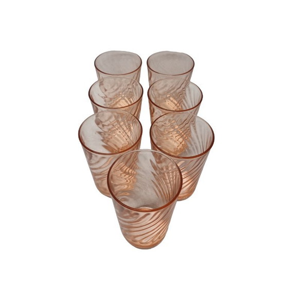 Image 1 of 7 vintage Rosaline waterglazen