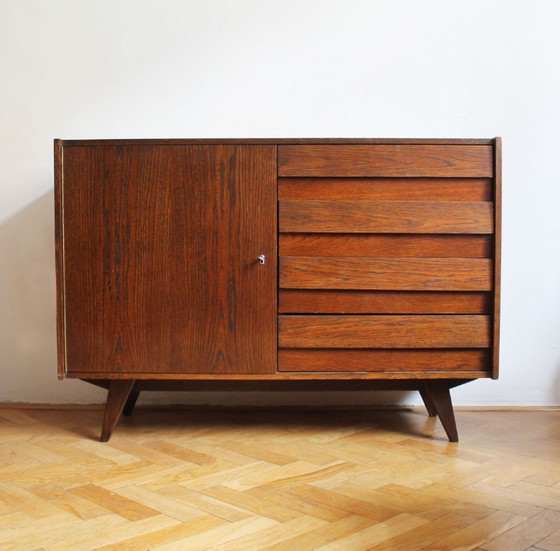 Jiří Jiroutek U-458 Sideboard – Oak – Interiér Praha – 1972 – Interier Praha, Wood (photo 3 of 17)