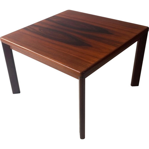 Mesa de centro vintage de palisandro de Henning Kjaernulf para Vejle Stole Møbelfabrik, Dinamarca 1960