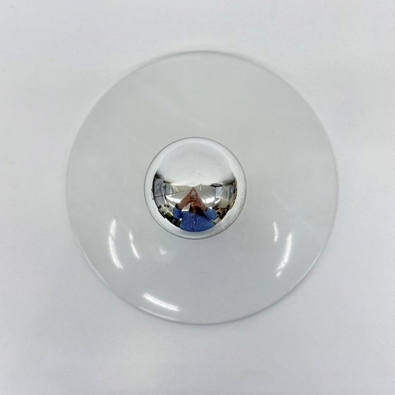 Image 1 of Mid Century Design Wandleuchte aus weißem Aluminium, 1970er Jahre