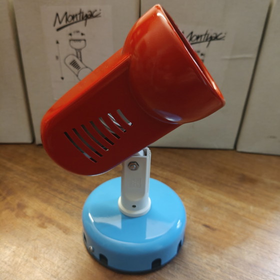 Image 1 of Set di 4 faretti da parete/soffitto vintage anni '80 in stile postmoderno Memphis – NUOVI nella scatola – Montyac