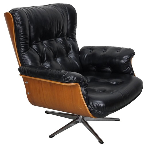 Vintage Fauteuil / Lounge Chair van Martin Stoll voor Giroflex, Duitsland Jaren 60