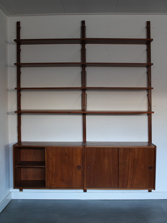 Image 1 of Sistema di pareti modulari danesi vintage in teak