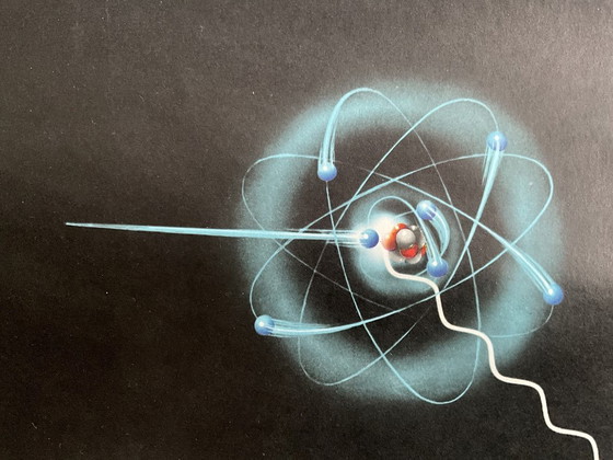 Image 1 of Vintage Schoolposter Natuurkunde 1965