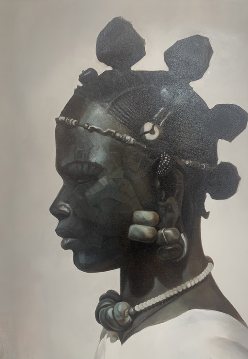 Portrait in oil by artist Paul Brogan