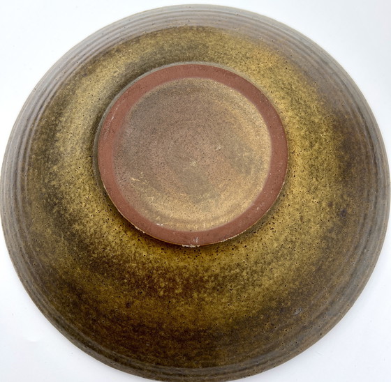 Image 1 of Piatto/ciotola in ceramica da studio, smalto rustico, 26 cm