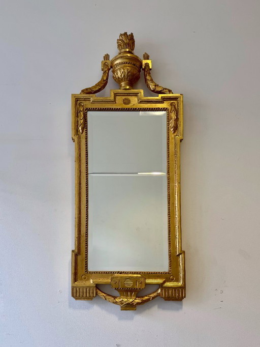 Miroir de style Empire avec cadre doré