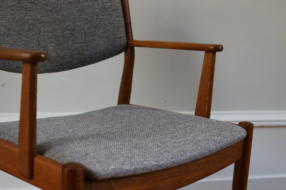 Image 1 of Coppia di poltrone scandinave d'epoca in rovere Poul Volther J72, 1960