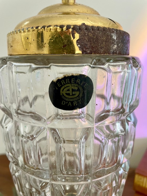 Bombonera grande de cristal y metal dorado – Objetos decorativos, Glass, Vintage (photo 5 of 5)