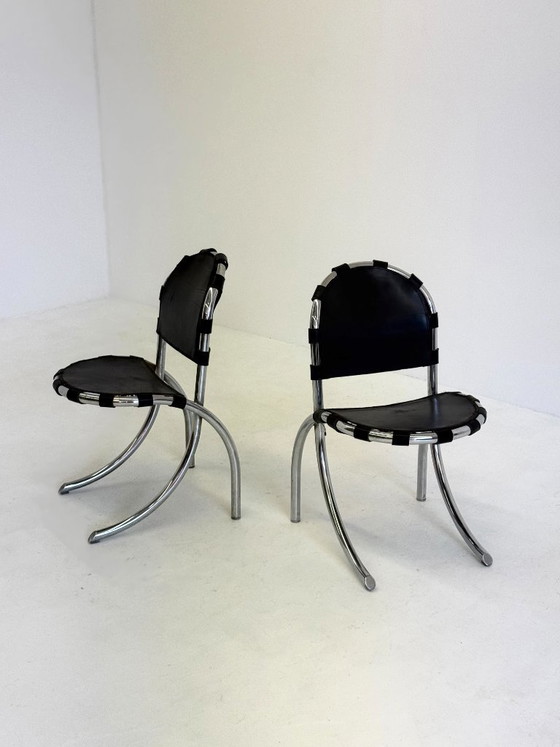 Image 1 of Juego de 2 sillas de comedor Medusa de Studio Tetrarch para Alberto Bazzani.