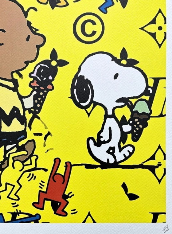 Image 1 of Death Nyc - Charlie Brown, Snoopy and Ice Cream - Limited Edition With Certificate