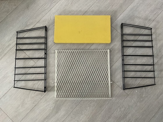 Image 1 of Support mural Tomado avec étagère à magazines 70s