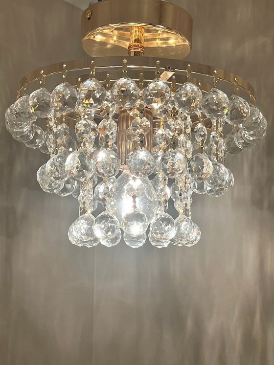 Image 1 of Lampada a sospensione in cristallo strass Swarovski di marca