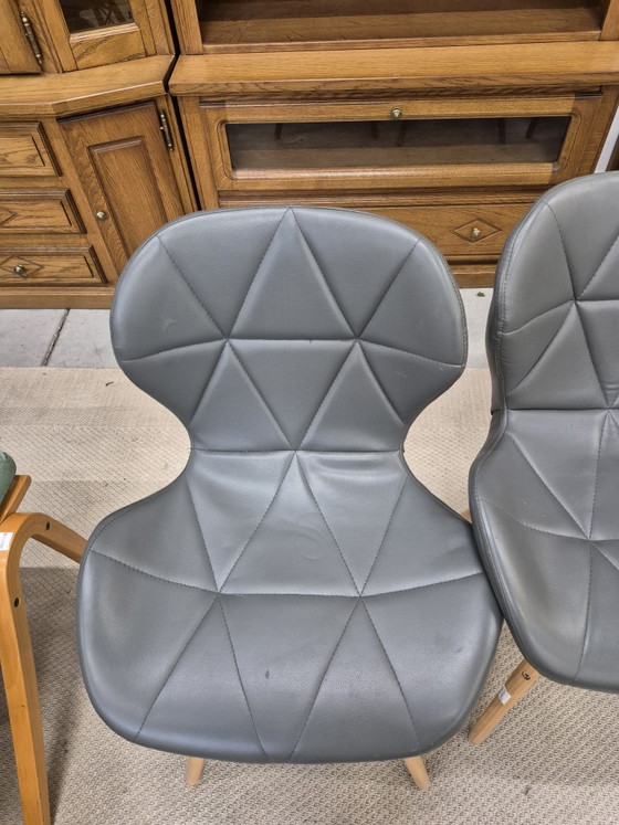 Vintage Scandinavian Chairs – almhult, Eetkamerstoelen, Metal, Wood (photo 4 of 9)