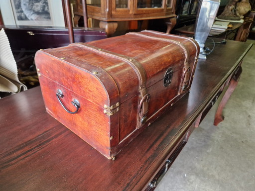 Vintage Aufbewahrungsbox aus Holz