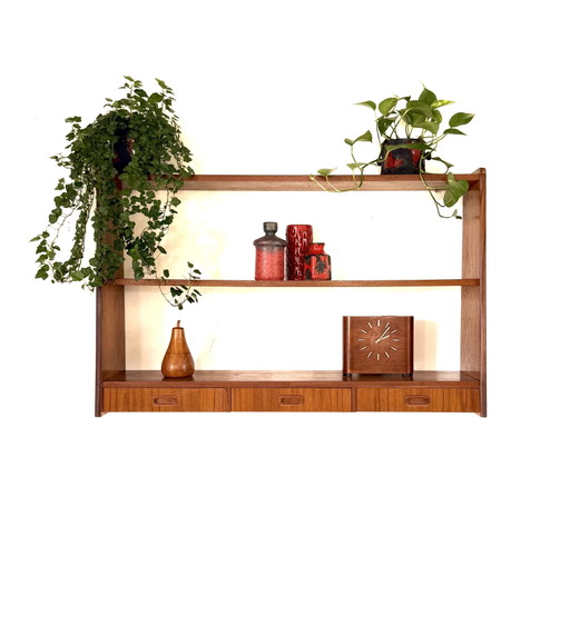 Vintage Deense Teakhouten Wandkast ‘60 – Wood (photo 2 of 10)