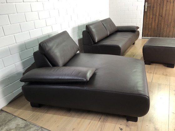 Image 1 of Koinor Volare Ledersofa Ledercouch Lederecksofa Sofa Couch Ecksofa