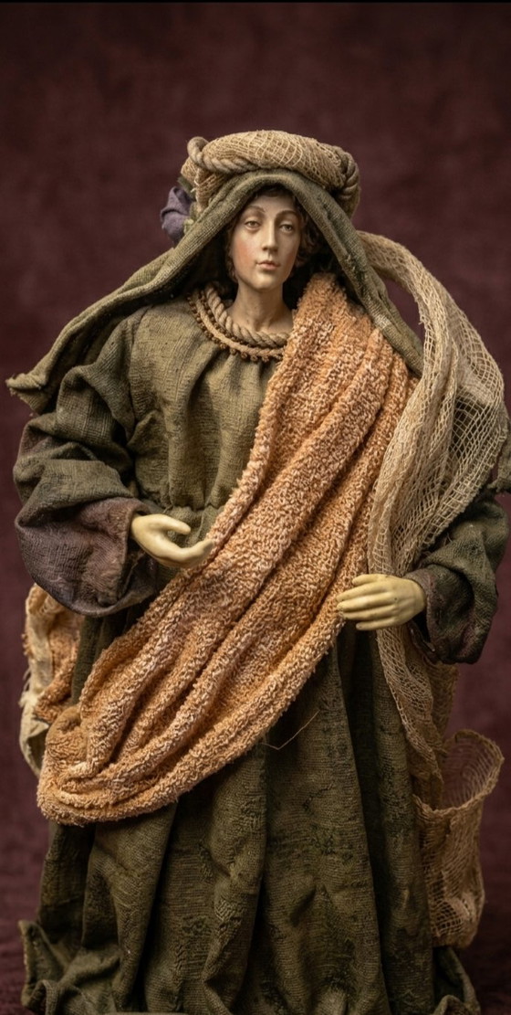 Ancient Sicilian Style Nativity Scene – Decorative Objects, Textile, Paper (photo 6 of 10)
