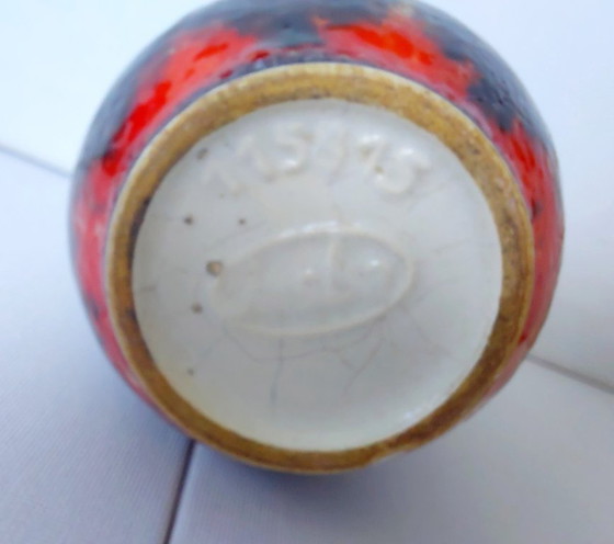 Vasen DDR Strehla 1202 & Jasba 115/15, 2er-Set, 1970er Jahre – Jasba en Strehla, Ceramic (photo 14 of 14)