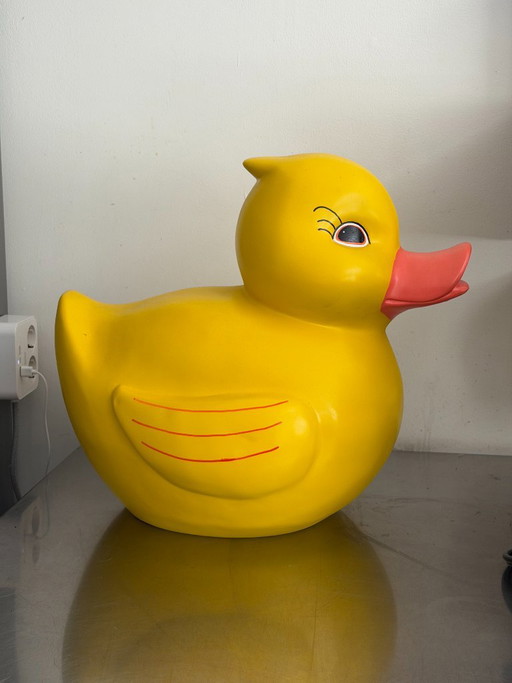 XXL Yellow Bath Duck Statue, Pop Art Sculpture – beeldhouwkunst, Plastic, Fiberglass (photo 2 of 9)