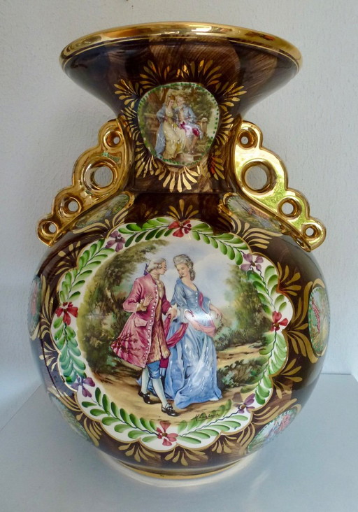 Zéér Grote Fragonard Vaas, In Uitstekende Staat. – vazen, Ceramic