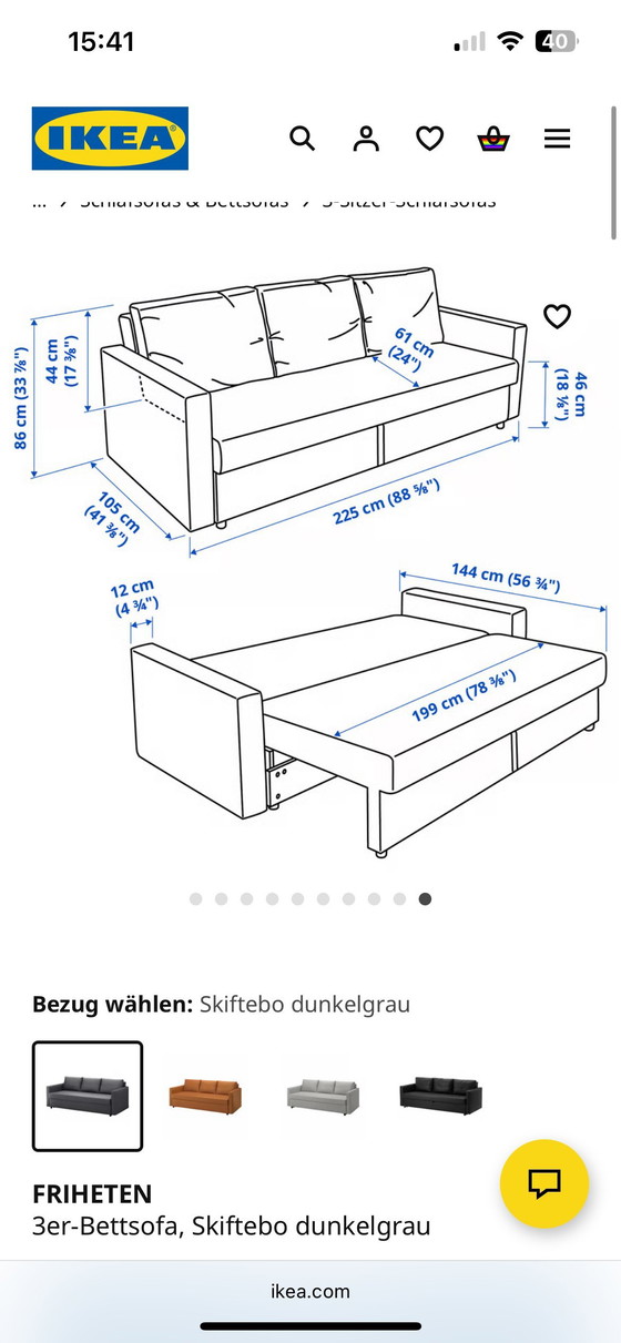 Image 1 of Sofá cama IKEA